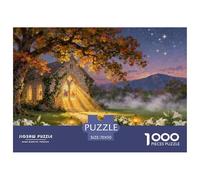 Capilla del Jardín de Oración Puzzle De Madera Impermeable Puzzles De 1000 Piezas Regalos para Adultos Imposible Rompecabezas Juegos Desafiantes