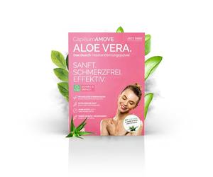 Capillum AMOVE Aloe Vera 200 g en polvo crema depilatoria íntima y corporal depilación sin dolor ni irritación para una piel lisa