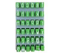 Capital Letters Stamping Stamps - English Letter Clay Stamp Set, Small Alphabet Molds for Crafting Name Abbreviations, Personalized Pottery Tools, Embossing Punch Kit for Jewelry Making