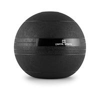 CAPITAL SPORTS Groundcracker Pelota de Peso 15kg (Balón Medicinal Goma, Relleno Arena y Hierro, lanzamientos sin Rebote, Superficie Rugosa Antideslizante, Entrenamiento Fuerza, Velocidad, Resistencia