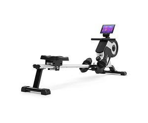 Capital Sports Máquina de Remo para Casa, Aparatos para Hacer Ejercicio Casa, Rowing Machine 8 Niveles de Resistencia y Altura Ajustable, Remo Fitness con Pantalla LCD, Soporte Tablet, Alumino, Negra