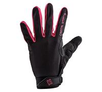 Capital Sports NiceTouch - Guantes deportivos (guantes de entrenamiento para entrenamiento de fuerza, transpirables, elásticos, correa ajustable, acolchados, varios tamaños), color negro