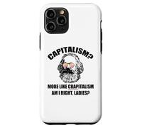 CAPITALISMO Más como CRAPitalismo Right Ladies Karl Marx Meme Carcasa para iPhone 11 Pro