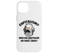 CAPITALISMO Más como CRAPitalismo Right Ladies Karl Marx Meme Carcasa para iPhone 14 Plus