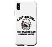 CAPITALISMO Más como CRAPitalismo Right Ladies Karl Marx Meme Carcasa para iPhone XS MAX