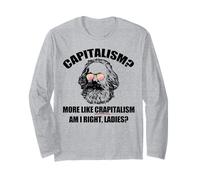 CAPITALISMO Más como CRAPitalismo Right Ladies Karl Marx Meme Manga Larga