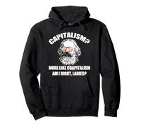 CAPITALISMO Más como CRAPitalismo Right Ladies Karl Marx Meme Sudadera con Capucha