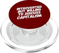 Capitalismo Pro capitalista Divertido introvertido Pero dispuesto PopSockets PopGrip para MagSafe
