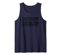 Capitalismo Vs Socialismo - Divertido Político Antisocialista Camiseta sin Mangas