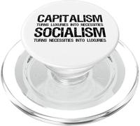 Capitalismo Vs Socialismo - Divertido Político Antisocialista PopSockets PopGrip para MagSafe