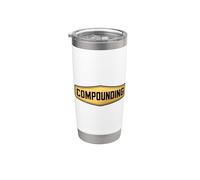 Capitalización de la libertad financiera: Side Hustle FIRE Finance Vaso térmico de acero inoxidable de doble pared