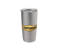 Capitalización de la libertad financiera: Side Hustle FIRE Finance Vaso térmico de acero inoxidable de doble pared