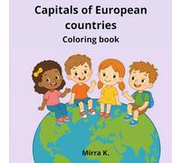 Capitals of European Countries for kids Coloring Book: Part 1 - Educational Coloring Book for Children