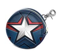 Marvel Comics Monedero Cookie Capitán América Courage Azul 8,7 x 8,7 cm