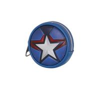 Marvel Captain America Courage Cookie Coin Purse, Blue