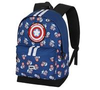 Capitán América -Mochila HS Plus, Azul, 30 x 44 cm, Capacidad 23 L
