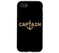 CAPITÁN ANCLA NÁUTICA NÁUTICO MARINERO PROPIETARIO DE BARCOS Carcasa para iPhone SE (2020) / 7 / 8