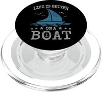 Capitán de navegación | La Vida Vintage es Mejor en un Barco PopSockets PopGrip para MagSafe
