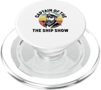 Capitán del Barco espectáculo Barco Divertido Motor Boating Capitán PopSockets PopGrip para MagSafe