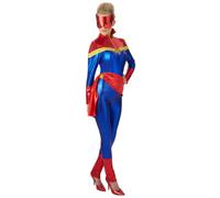 Capitán Marvel Disfraz para Mujer Día Del Libro Cómic Adultos Superhéroe Disfraz
