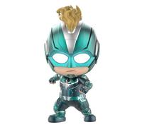 Capitán Marvel enmascarado Starforce Cosbaby 12 "Hot Toys figura de cabeza bobbl