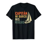 Capitán Mi Barco Mis Reglas Barco Camiseta