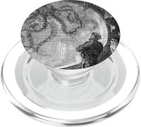 Capitán Nemo Observando al Calamar Gigante PopSockets PopGrip para MagSafe