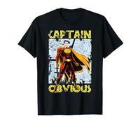 Capitán Obvio - Divertido diseño de superhéroe Estilo cómic Retro Camiseta