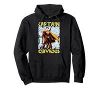 Capitán Obvio - Divertido diseño de superhéroe Estilo cómic Retro Sudadera con Capucha