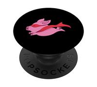 Capitán Super Cerdos PopSockets PopGrip Adhesivo