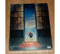 CAPITANA MARVEL (Captain Marvel) STEELBOOK BLU-RAY 3D+BLU-RAY NUEVO A-B-C
