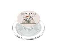 Capítulo 40 - Amantes de Libros y lectores 40 cumpleaños Wildflowers PopSockets PopGrip para MagSafe