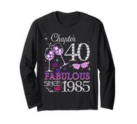 Capítulo 40 Fabulous Since 1985 40th Birthday Queen Manga Larga