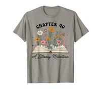 Capítulo 40 Un hito literario Amantes de los Libros de cumpleaños número 40 Camiseta