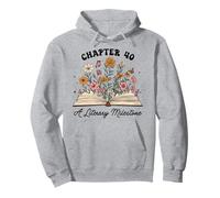Capítulo 40 Un hito literario Amantes de los Libros de cumpleaños número 40 Sudadera con Capucha