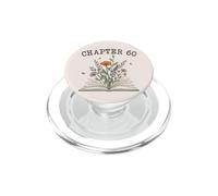 Capítulo 60 - Amantes de Libros y lectores 60 cumpleaños Wildflowers PopSockets PopGrip para MagSafe