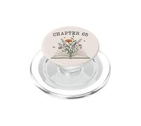 Capítulo 65 - Amantes de Libros y lectores 65 cumpleaños Wildflowers PopSockets PopGrip para MagSafe