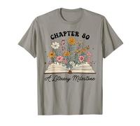Capítulo 80 Un hito literario Amantes de los libros de 80 cumpleaños Camiseta
