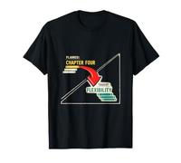 Capítulo Cuatro Planificado Enseñado Flexibilidad Divertido Maestro Educar Camiseta