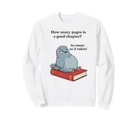 Capítulo de Libro Broma Leer Humor Lindo Ratón de Biblioteca Sudadera