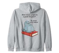 Capítulo de Libro Broma Leer Humor Lindo Ratón de Biblioteca Sudadera con Capucha
