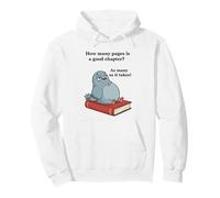 Capítulo de Libro Broma Leer Humor Lindo Ratón de Biblioteca Sudadera con Capucha