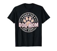 Capítulo Dog Mom EST 2026 Maternidad Orgullo de Mascotas Amante de la Vida Camiseta