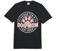 Capítulo Dog Mom EST 2026 Maternidad Orgullo de Mascotas Amante de la Vida Comfort Colors Adult Heavyweight T-Shirt