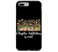 Capítulo La adicción es un libro floral real Libros gráficos de ratón de biblioteca Carcasa para iPhone 7 Plus/8 Plus