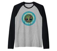 Capítulo Pesca Familia EST 2026 Comunidad Papá Mamá Fisher Camiseta Manga Raglan
