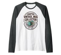 Capítulo Vintage Collector EST 2026 Libro de café Amante Humor Camiseta Manga Raglan