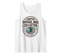 Capítulo Vintage Collector EST 2026 Libro de café Amante Humor Camiseta sin Mangas