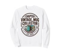 Capítulo Vintage Collector EST 2026 Libro de café Amante Humor Sudadera