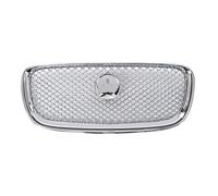 Capó Carreras Parrilla Compatible Con Jaguar Para XF 2013 2014 2015 C2Z13175 C2Z13199 C2Z20498 Rejilla Superior Parachoques Delantero Rejilla Panel Radiante Central(Plating Chrome)